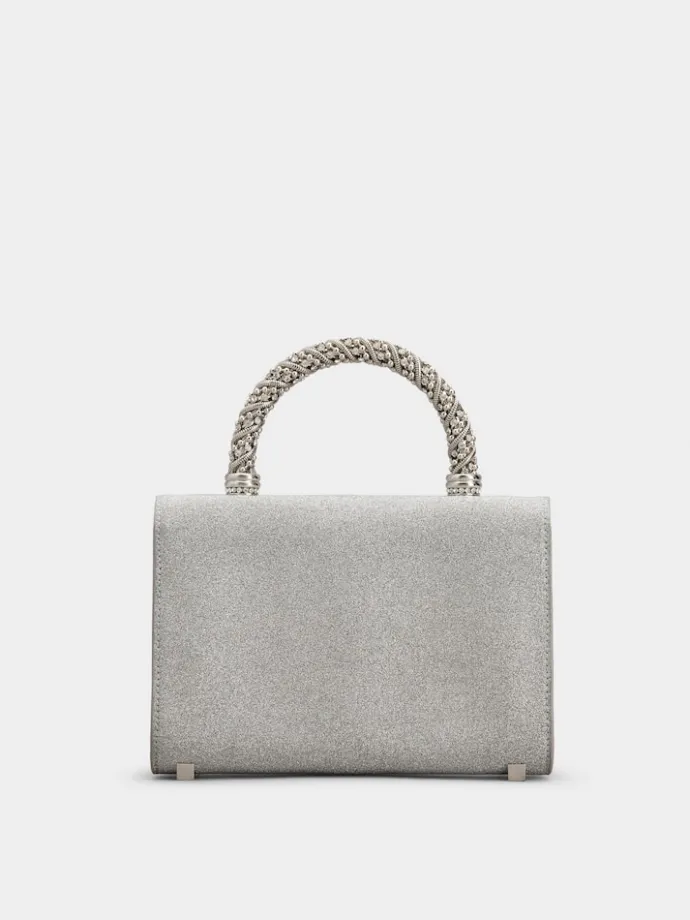 Roger Vivier Jewel Efflorescence Mini Bag in glitter New