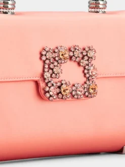 Roger Vivier Jewel Efflorescence Mini Bag in satin Outlet