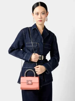 Roger Vivier Jewel Efflorescence Mini Bag in satin Outlet