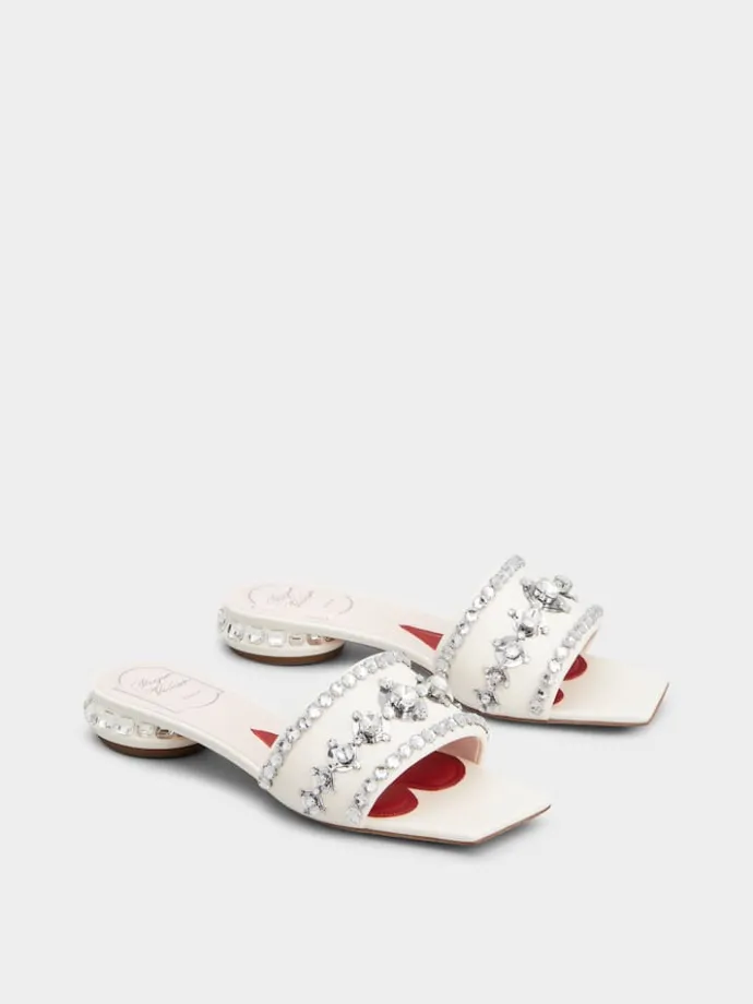 Roger Vivier Jewel Heel Mules in leather Best