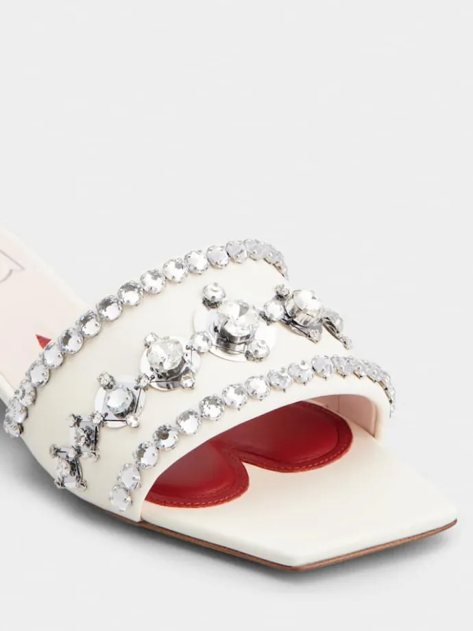 Roger Vivier Jewel Heel Mules in leather Best