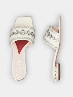 Roger Vivier Jewel Heel Mules in leather Best