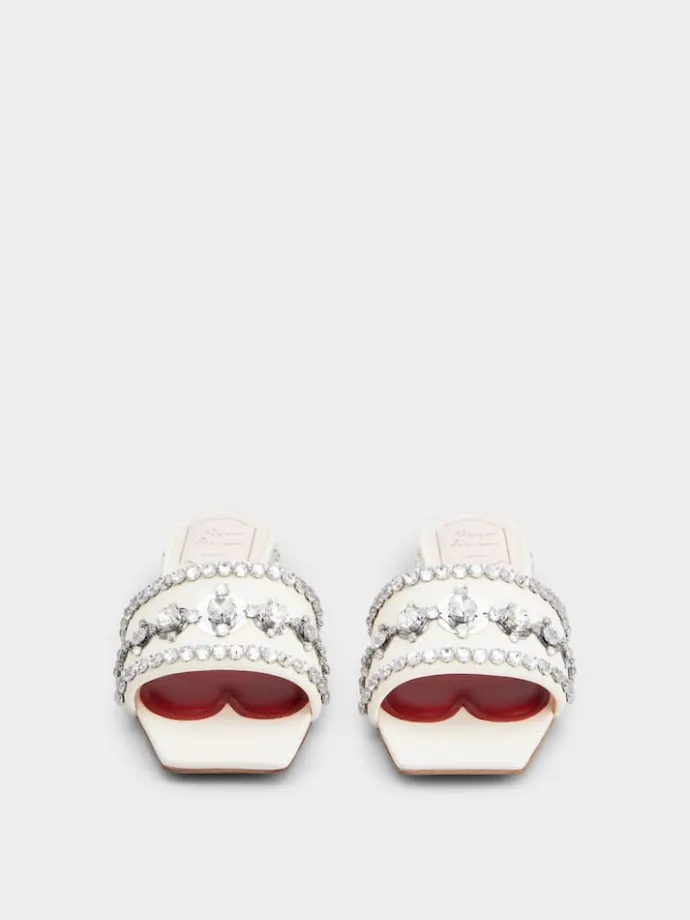 Roger Vivier Jewel Heel Mules in leather Best