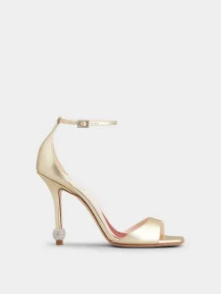 Roger Vivier Jewel Heel Sandals in leather Outlet