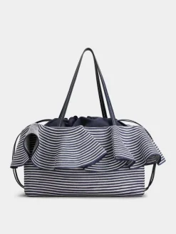 Roger Vivier Medium Shopping Bag in raffia Discount