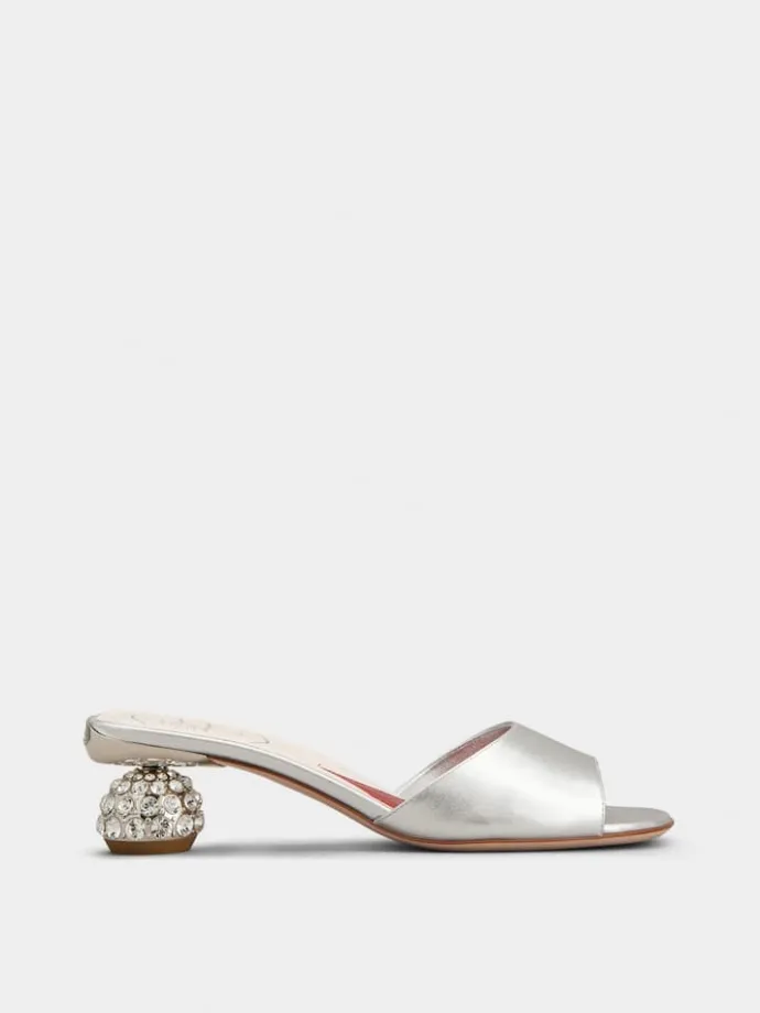 Roger Vivier Mules in leather Outlet