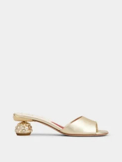Roger Vivier Mules in leather Fashion