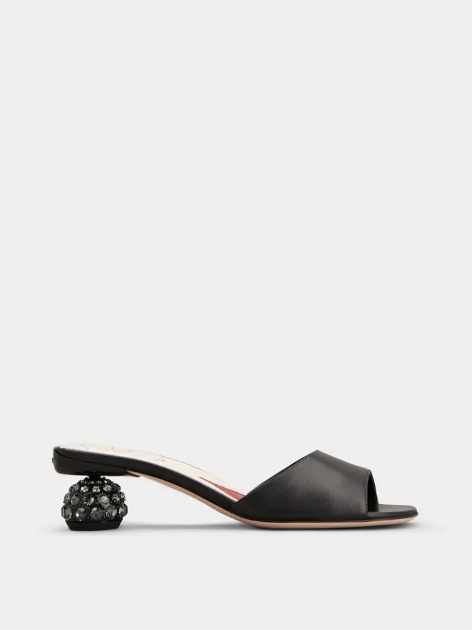 Roger Vivier Mules in leather Clearance