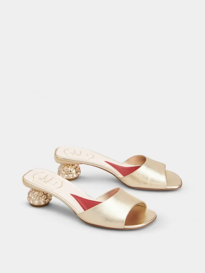 Roger Vivier Mules in leather Fashion
