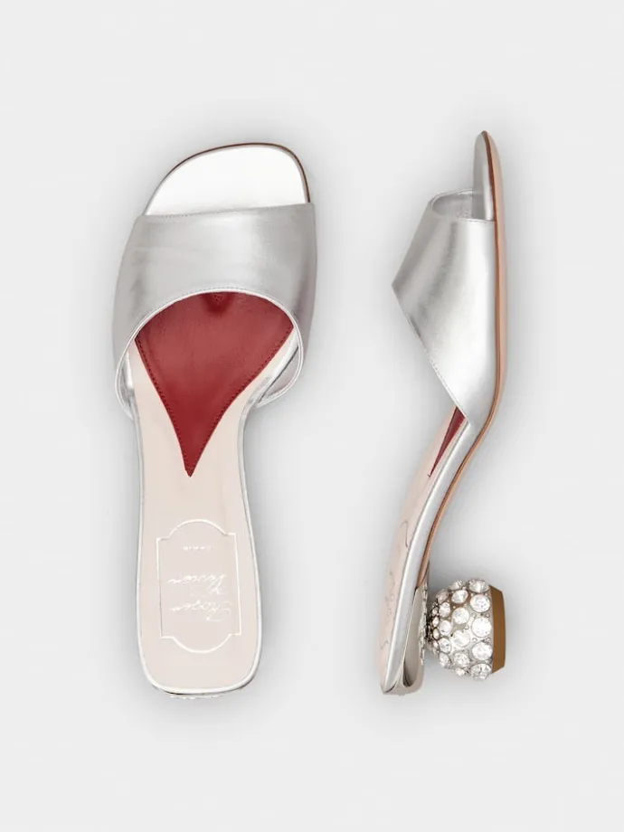 Roger Vivier Mules in leather Outlet