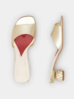 Roger Vivier Mules in leather Fashion