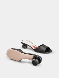 Roger Vivier Mules in leather Clearance