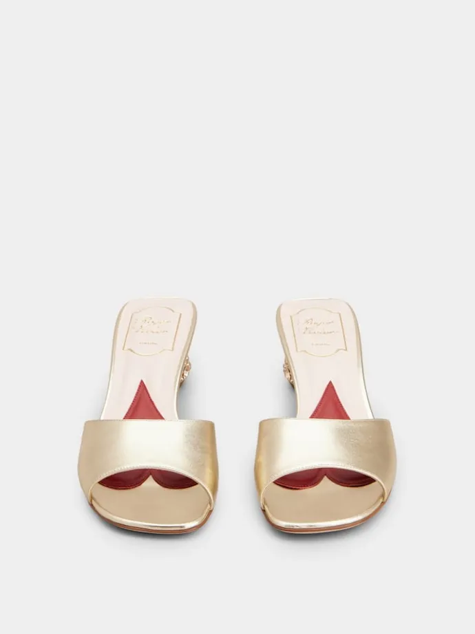 Roger Vivier Mules in leather Fashion