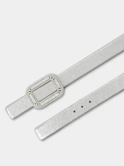 Roger Vivier Pilgrim Belt in leather Clearance