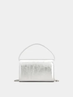Roger Vivier Pilgrim Micro Bag in leather Discount