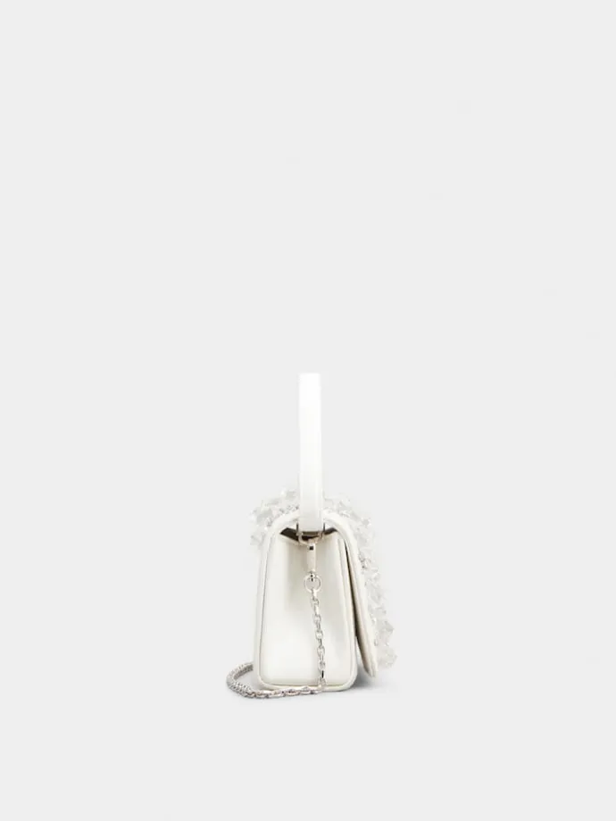 Roger Vivier Pilgrim Micro Bag in satin New