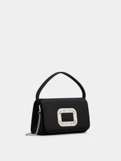 Roger Vivier Pilgrim Micro Bag in satin New