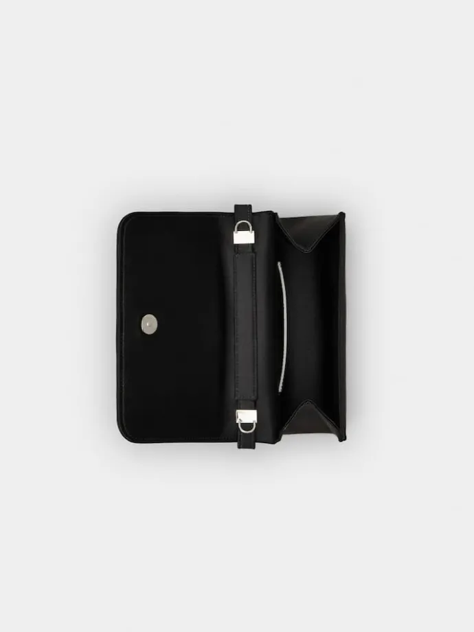 Roger Vivier Pilgrim Micro Bag in satin New