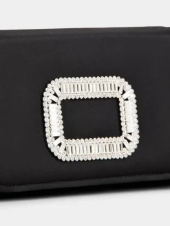 Roger Vivier Pilgrim Micro Bag in satin New