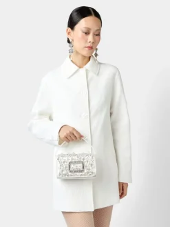 Roger Vivier Pilgrim Micro Bag in satin New
