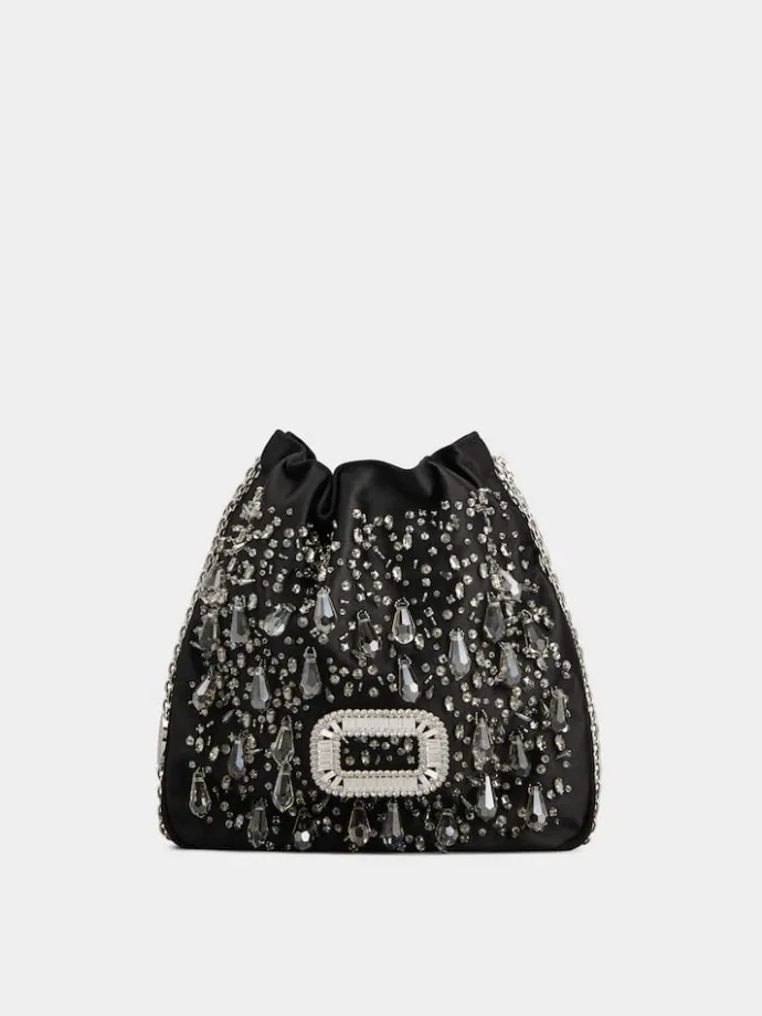 Roger Vivier Pilgrim Mini Bag in satin Sale