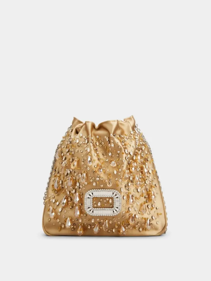 Roger Vivier Pilgrim Mini Bag in satin Outlet