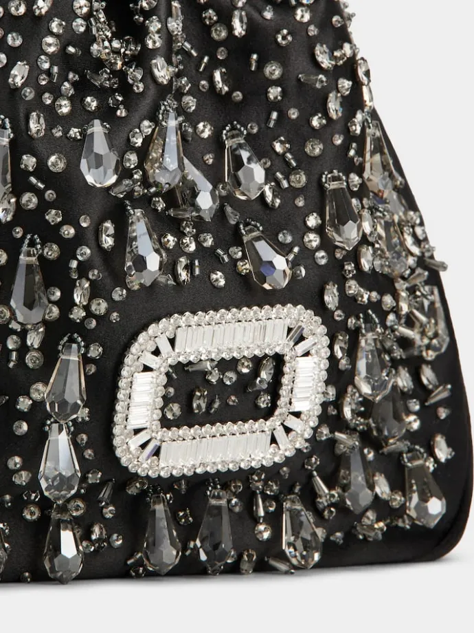 Roger Vivier Pilgrim Mini Bag in satin Sale
