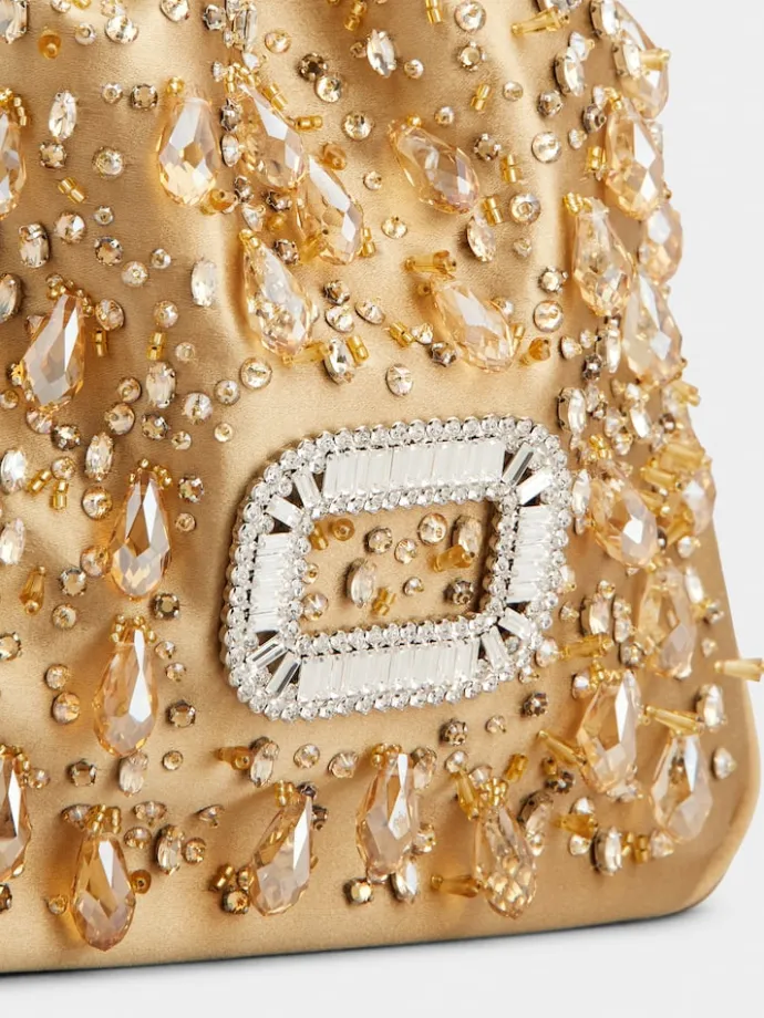 Roger Vivier Pilgrim Mini Bag in satin Outlet