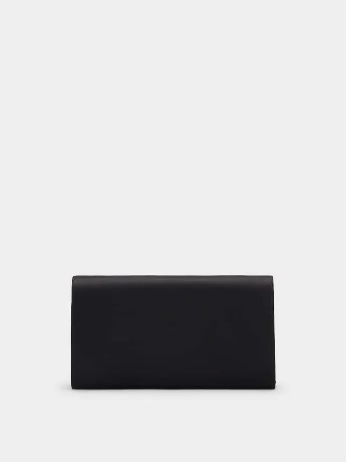 Roger Vivier Sexy Choc Clutch in satin Fashion