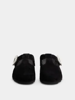 Roger Vivier Slidy Viv' Mules in suede Fashion
