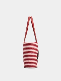 Roger Vivier Small Shopping Bag in raffia Best