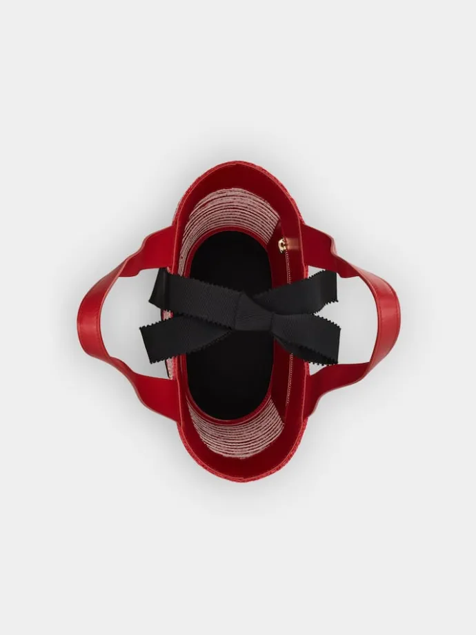 Roger Vivier Small Shopping Bag in raffia Best