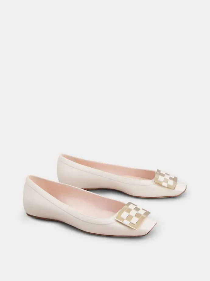 Roger Vivier Trompette Ballerinas in leather Discount