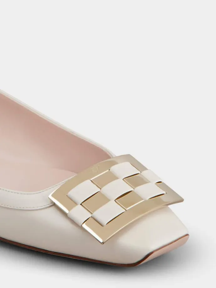 Roger Vivier Trompette Ballerinas in leather Discount