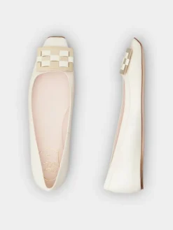 Roger Vivier Trompette Ballerinas in leather Discount