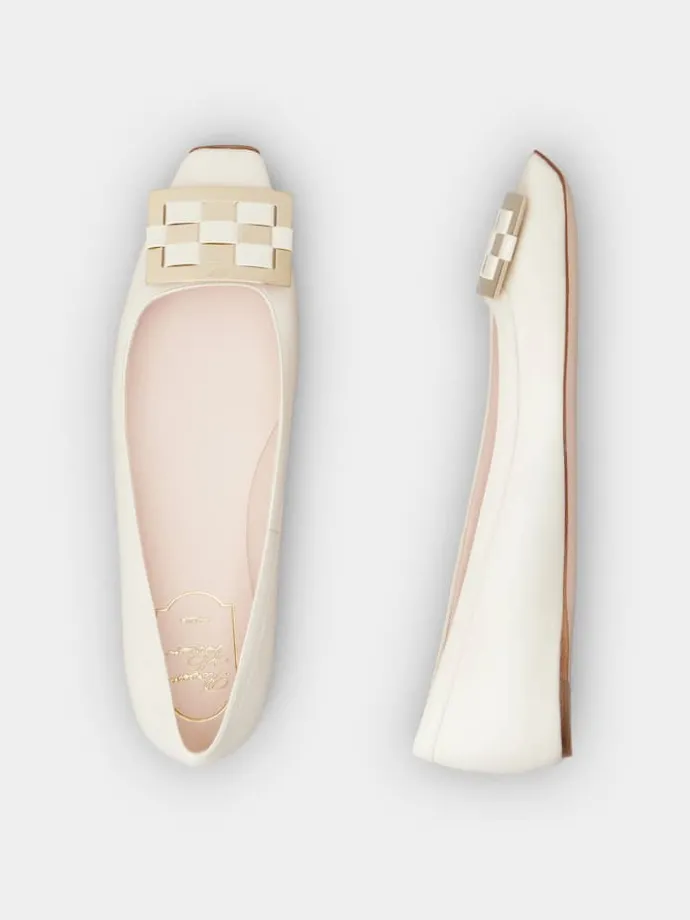Roger Vivier Trompette Ballerinas in leather Discount