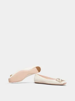 Roger Vivier Trompette Ballerinas in leather Discount