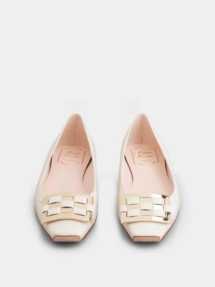 Roger Vivier Trompette Ballerinas in leather Discount
