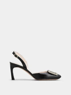 Roger Vivier Trompette Slingback Pumps in patent leather Clearance