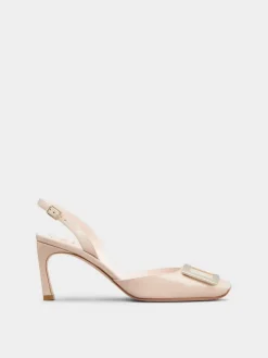 Roger Vivier Trompette Slingback Pumps in patent leather Discount