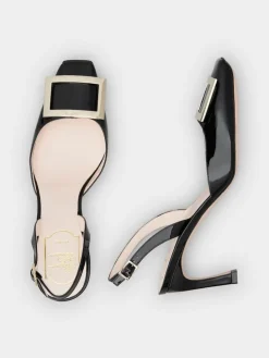 Roger Vivier Trompette Slingback Pumps in patent leather Clearance