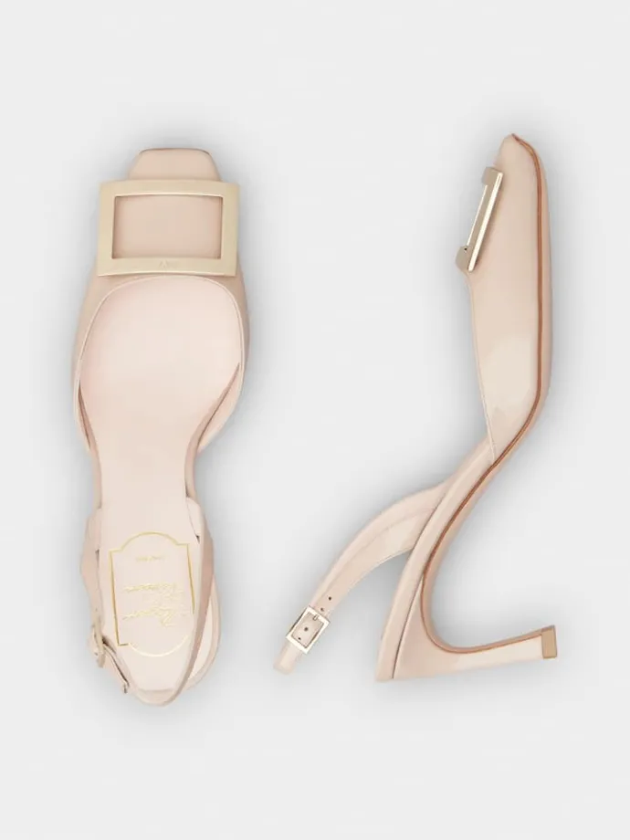 Roger Vivier Trompette Slingback Pumps in patent leather Discount