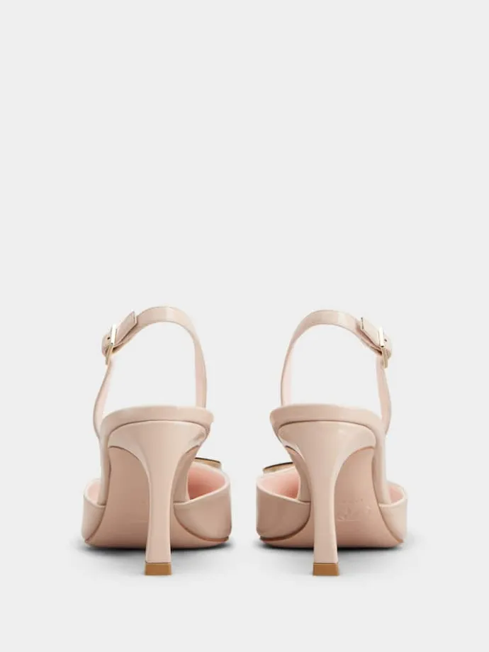 Roger Vivier Trompette Slingback Pumps in patent leather Discount