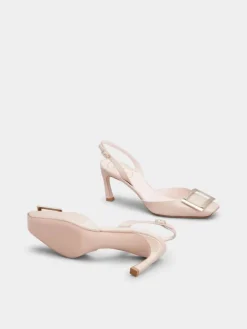 Roger Vivier Trompette Slingback Pumps in patent leather Discount