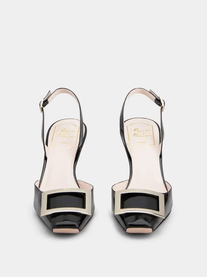 Roger Vivier Trompette Slingback Pumps in patent leather Clearance