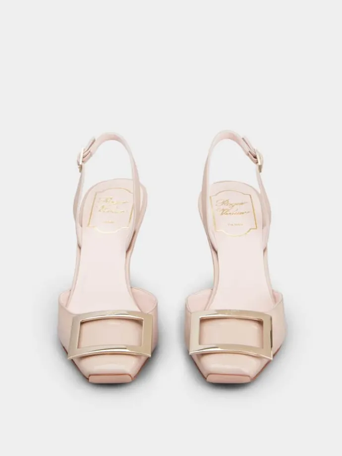 Roger Vivier Trompette Slingback Pumps in patent leather Discount