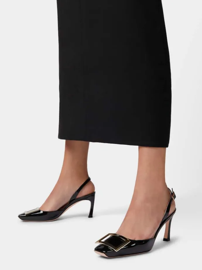 Roger Vivier Trompette Slingback Pumps in patent leather Clearance