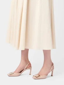 Roger Vivier Trompette Slingback Pumps in patent leather Discount