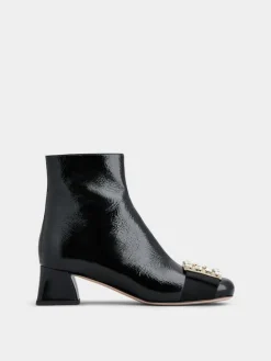 Roger Vivier Très Vivier Booties in patent leather Outlet