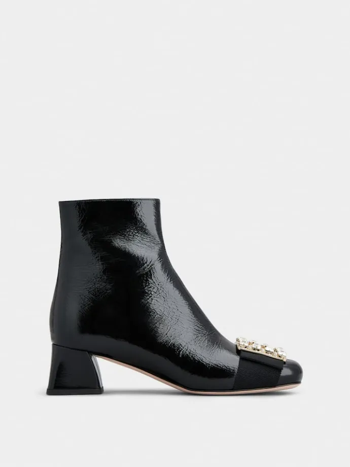 Roger Vivier Très Vivier Booties in patent leather Outlet